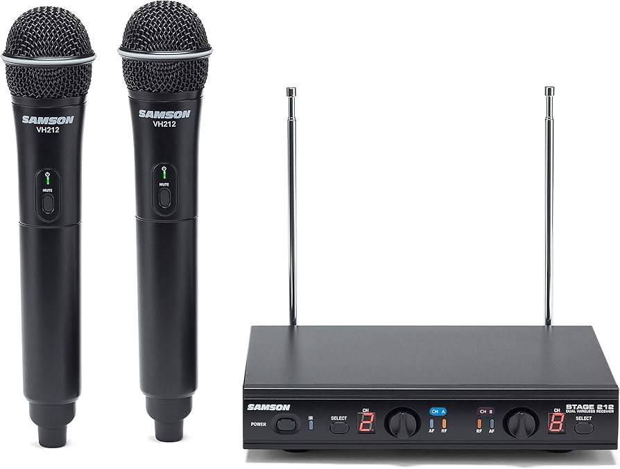 Wireless microphones for karaoke